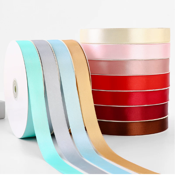 Decorative ribbon cake packaging ribbon gift red satin ribbon fabric ribbon silk ribbon weaving ribbon