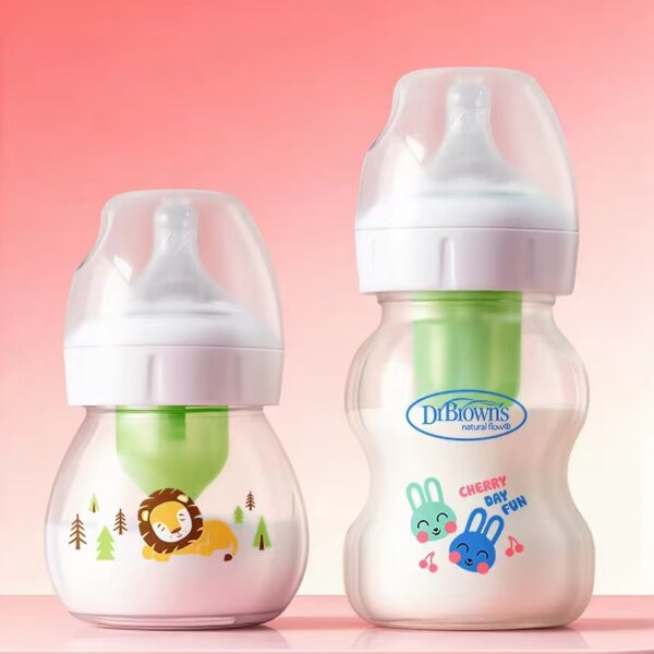 Compatible with Beixin baby nipple wide-mouth baby bottle accessories, duckbill straw, suitable for SS/M/L sizes, universal for 3/6/15 months and one-year-old babies.
